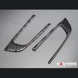 Alfa Romeo Giulia Steering Wheel Trim Kit - Carbon Fiber - Flexible / Self Adhesive 